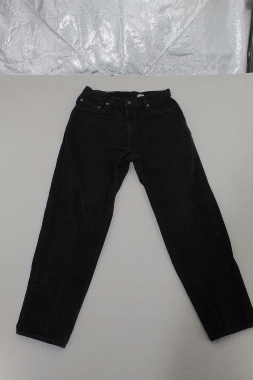 Vintage Levi's 560 Loose Fit Tapered Leg Black Denim Jeans W33 L32
